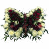 Schmetterling aus Rosen inkl. Schleifenband in allen Farben